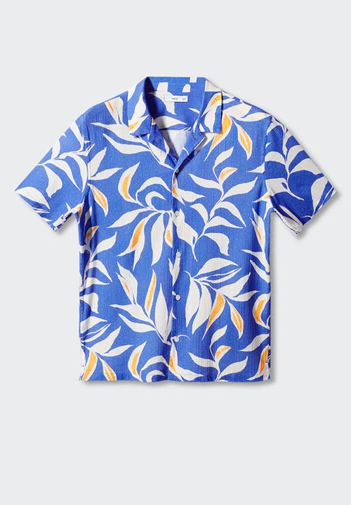 MANGO - Shirt pau - blue