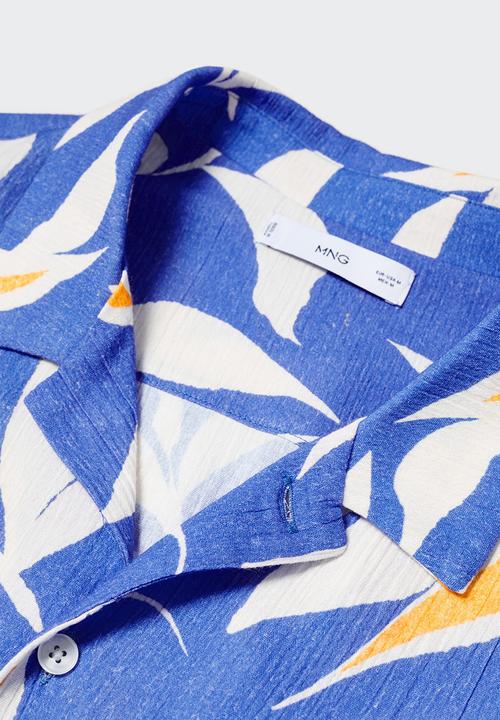 MANGO - Shirt pau - blue