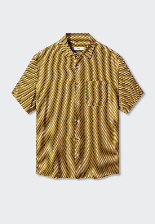 MANGO - Shirt cabo - ochre
