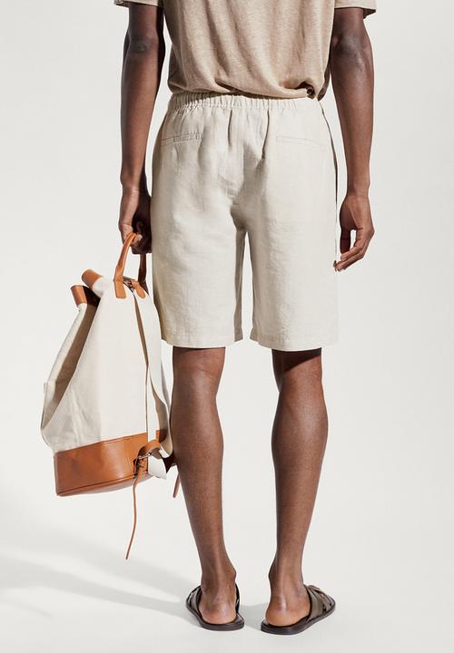 MANGO - Bermuda shorts alfonso - beige