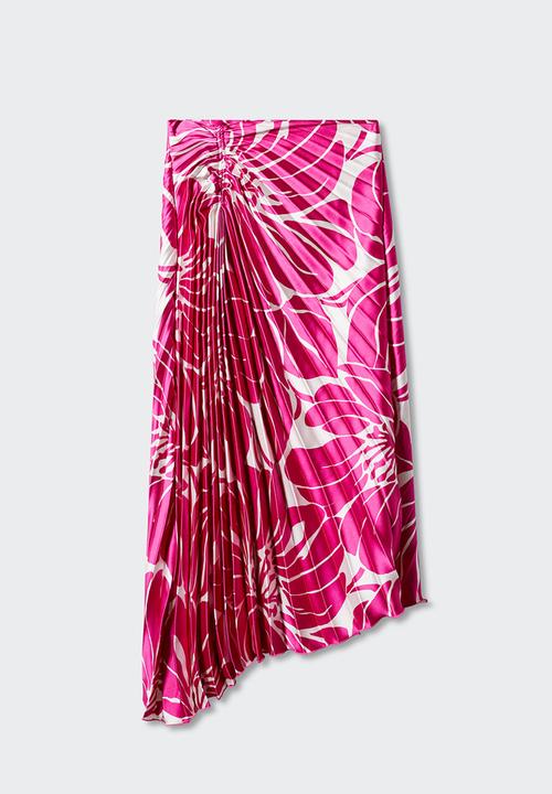 MANGO - Skirt fresia - bright pink