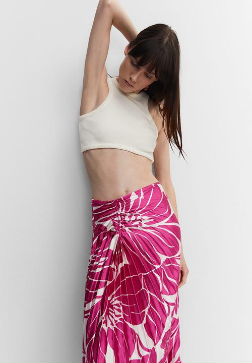 MANGO - Skirt fresia - bright pink