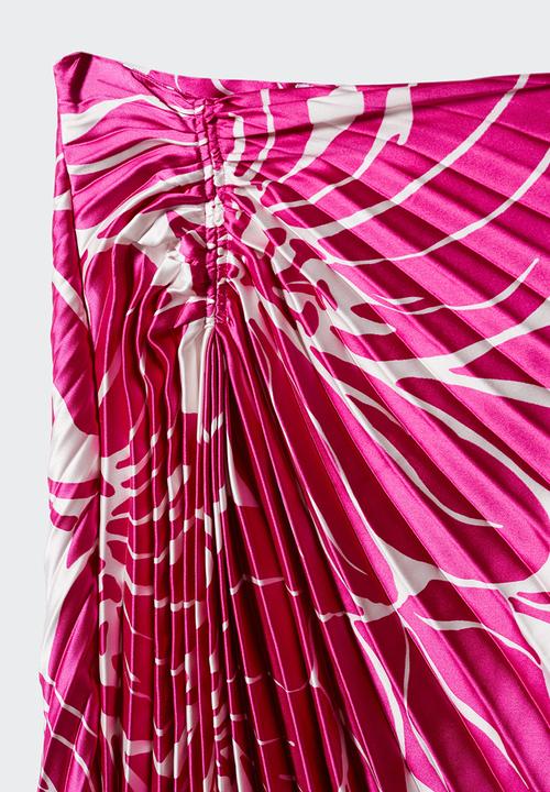 MANGO - Skirt fresia - bright pink