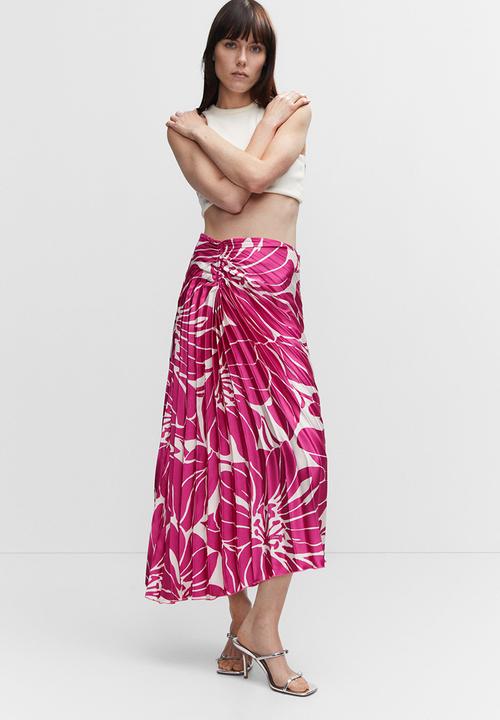 MANGO - Skirt fresia - bright pink