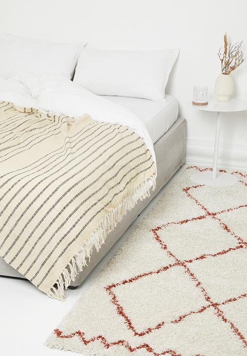 H&S - Jaya cotton throw - black
