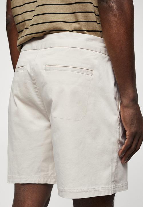 MANGO - Bermuda shorts rey - beige