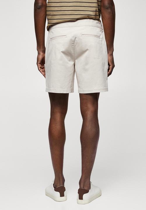 MANGO - Bermuda shorts rey - beige