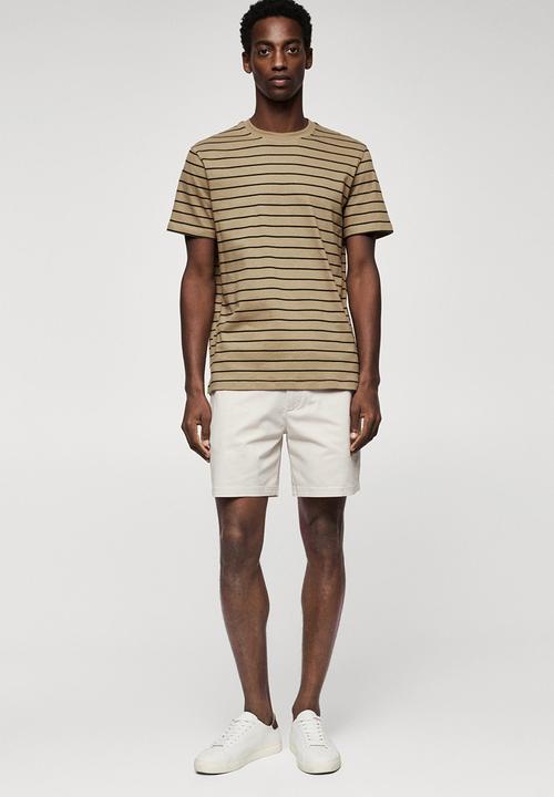 MANGO - Bermuda shorts rey - beige