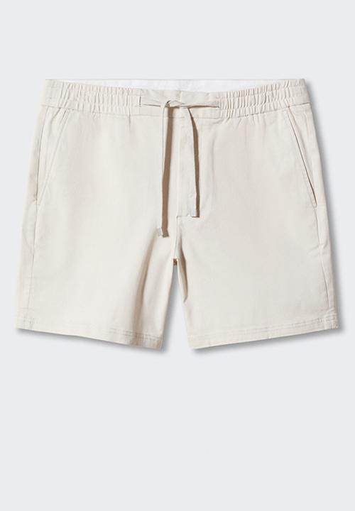 MANGO - Bermuda shorts rey - beige