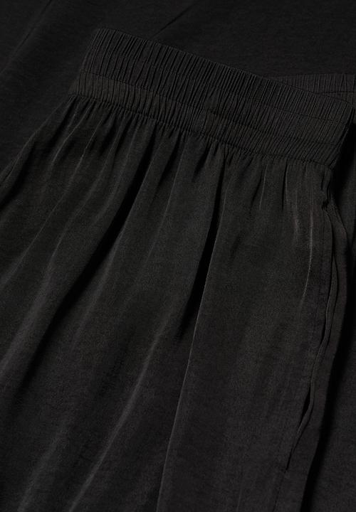 MANGO - Trousers moon - black