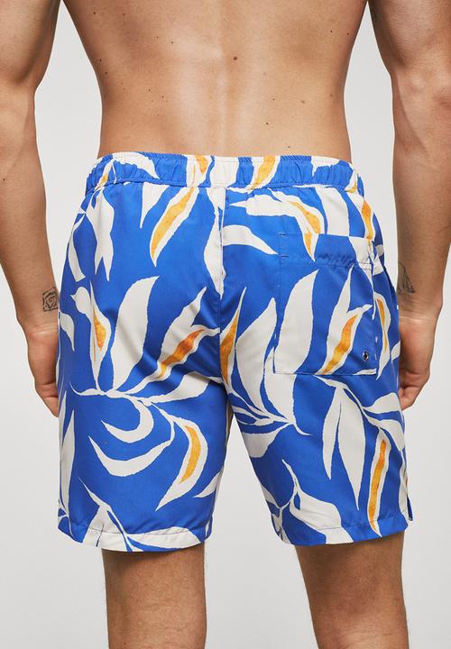 MANGO - Swimming trunks pau - blue