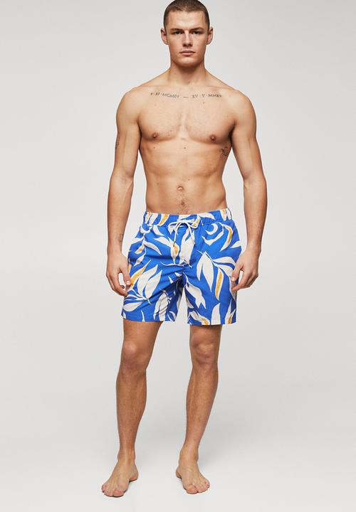 MANGO - Swimming trunks pau - blue