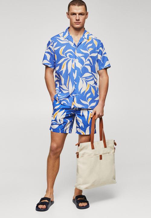 MANGO - Swimming trunks pau - blue