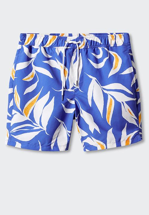MANGO - Swimming trunks pau - blue
