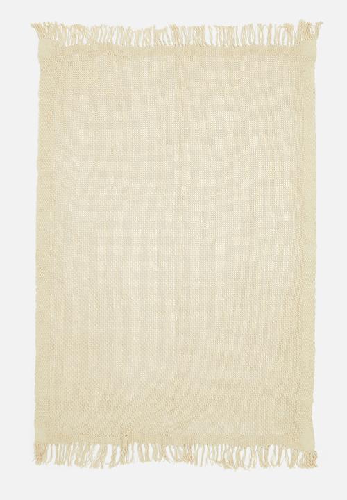 H&S - Sona cotton throw - cream