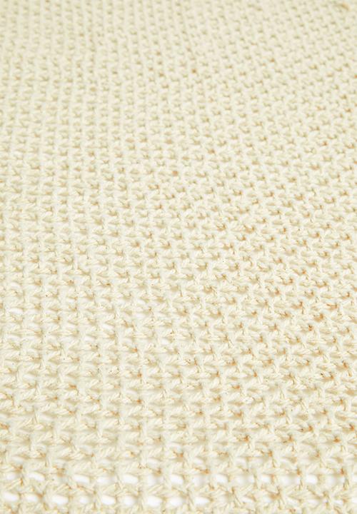 H&S - Sona cotton throw - cream