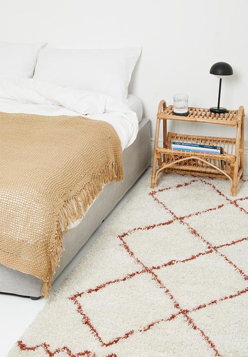 H&S - Sona cotton throw - brown
