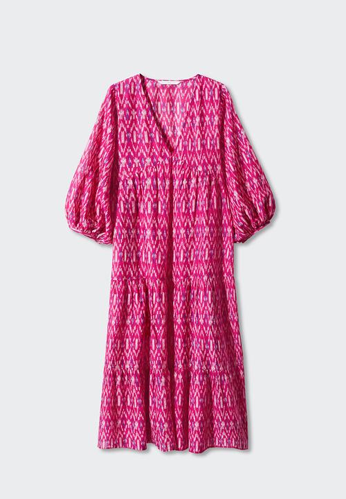 MANGO - Dress blush - bright pink