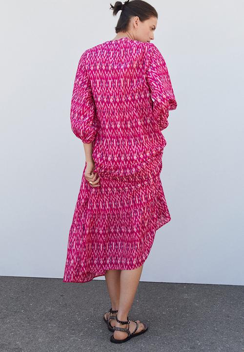MANGO - Dress blush - bright pink