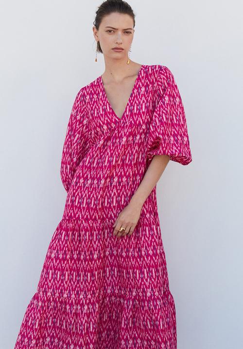 MANGO - Dress blush - bright pink