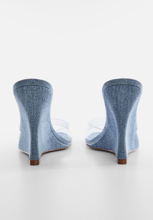 MANGO - Rio heel - open blue