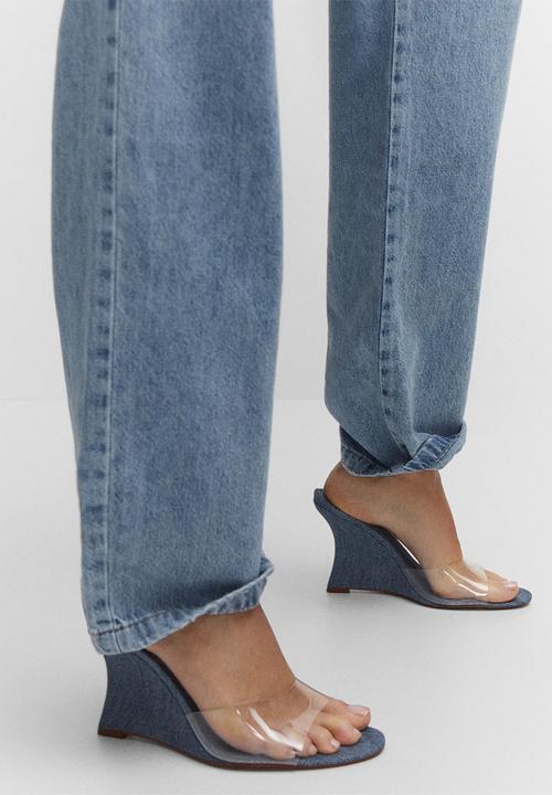 MANGO - Rio heel - open blue