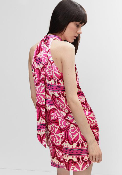 MANGO - Dress pinkie - bright pink
