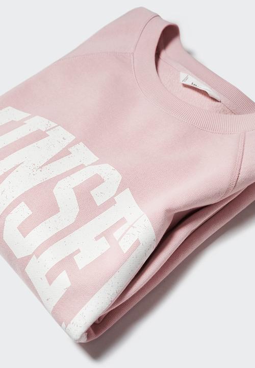 MANGO - Sweatshirt sunset - ligth pink