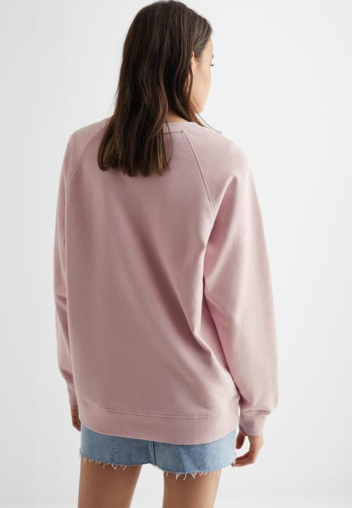 MANGO - Sweatshirt sunset - ligth pink