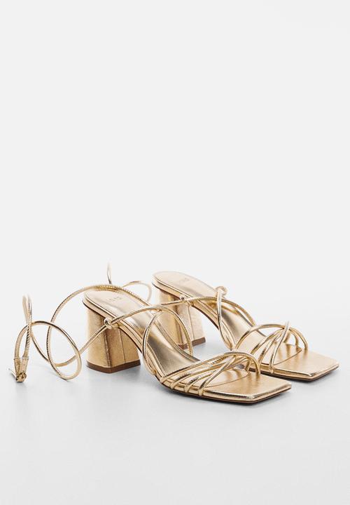 MANGO - Quad heel - gold