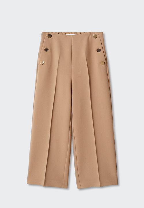 MANGO - Trousers dorado2 - medium brown