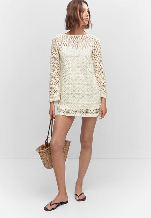 MANGO - Dress sandrita - light beige