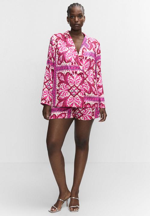 MANGO - Plus shirt pinkie - bright pink