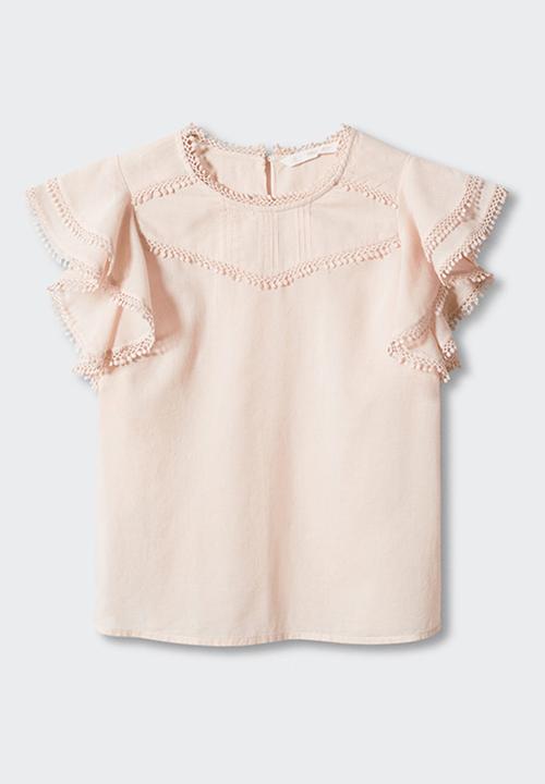 MANGO - Blouse sabina - light beige