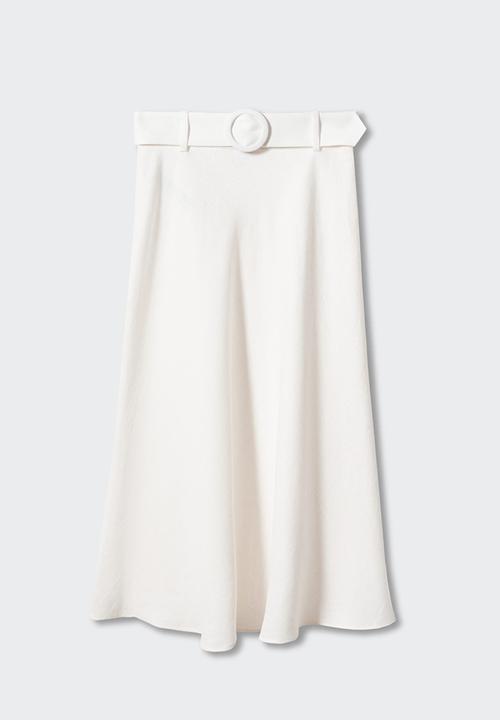 MANGO - Skirt gala - white