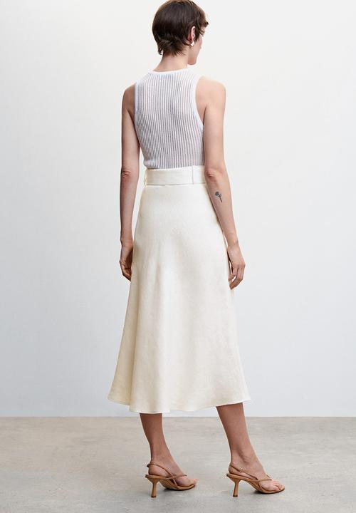 MANGO - Skirt gala - white