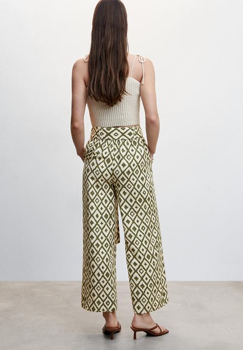 MANGO - Trousers plumas - light beige