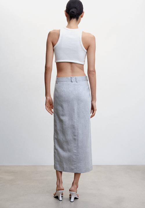 MANGO - Skirt helio - blue
