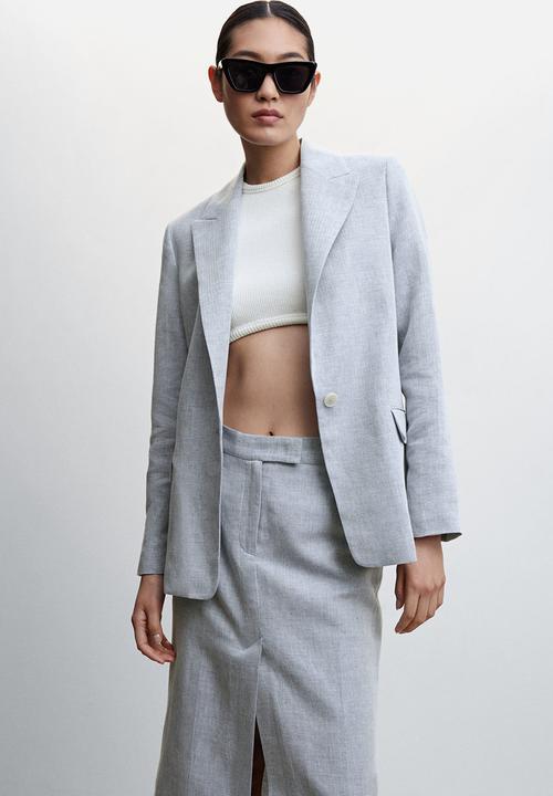 MANGO - Skirt helio - blue