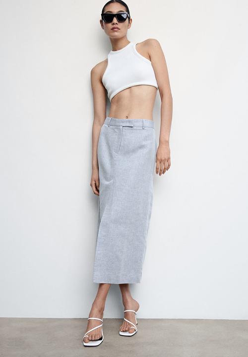 MANGO - Skirt helio - blue