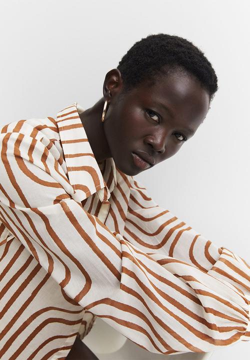 MANGO - Shirt samsara - light beige