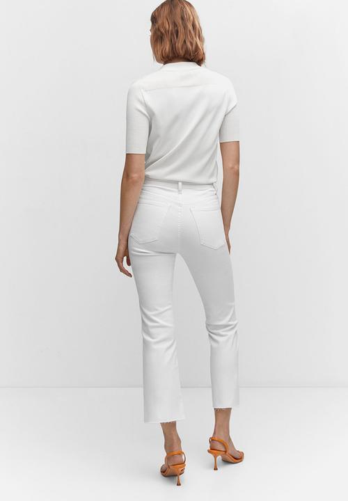 MANGO - Jeans sienna - white