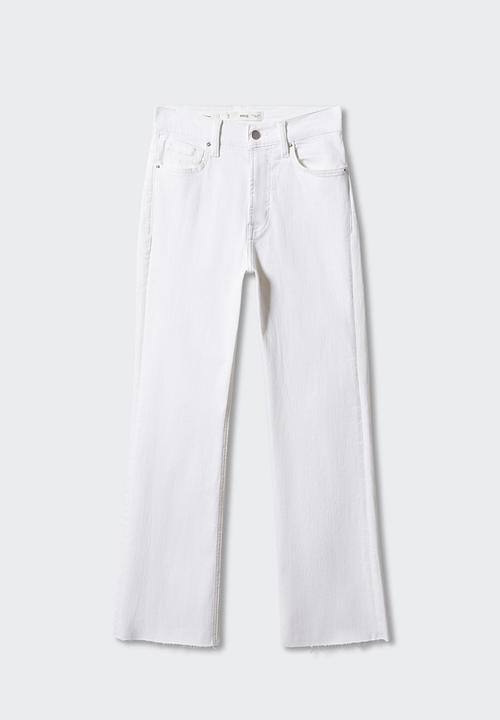 MANGO - Jeans sienna - white