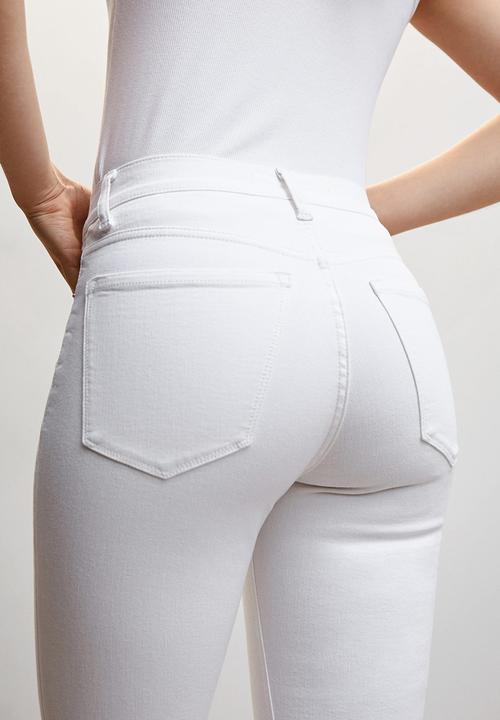 MANGO - Jeans sienna - white