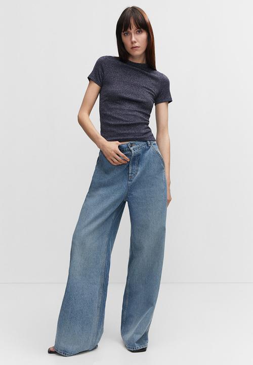 MANGO - T-shirt malibu - dark grey