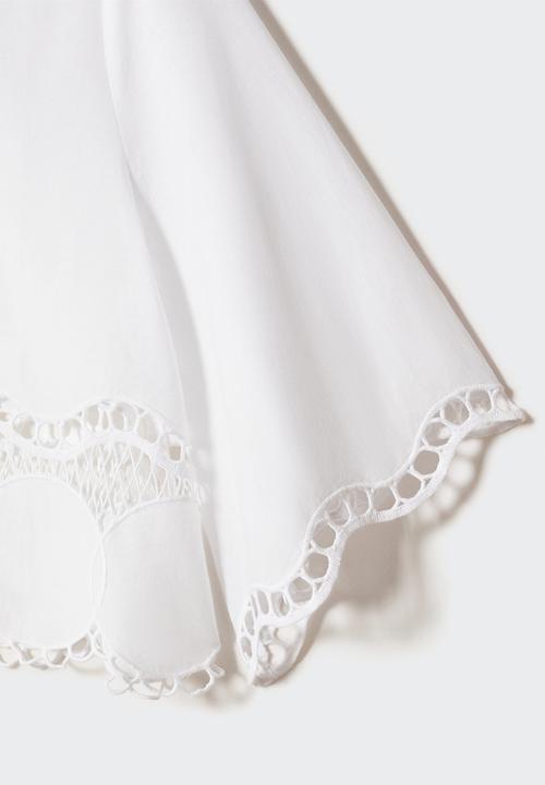 MANGO - Blouse sun - white
