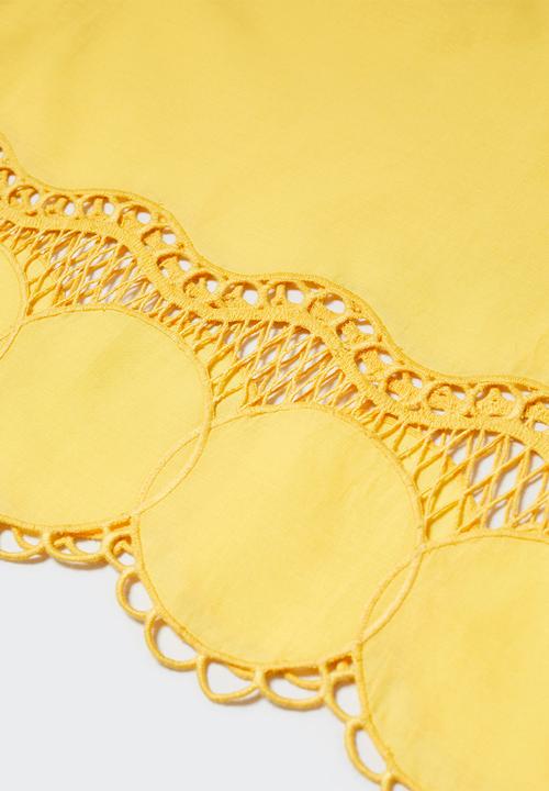 MANGO - Blouse sun - yellow