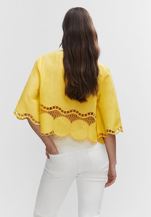 MANGO - Blouse sun - yellow