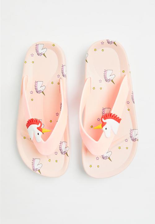 Pop Candy - Unicorn flip flops - pink