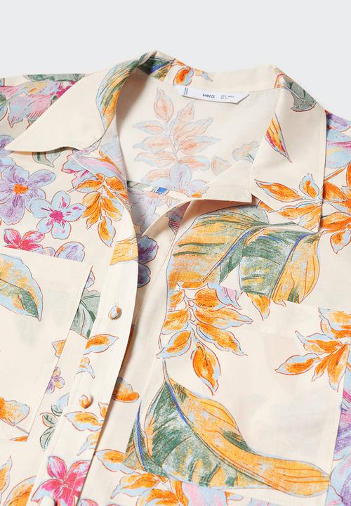 MANGO - Shirt hall - light beige